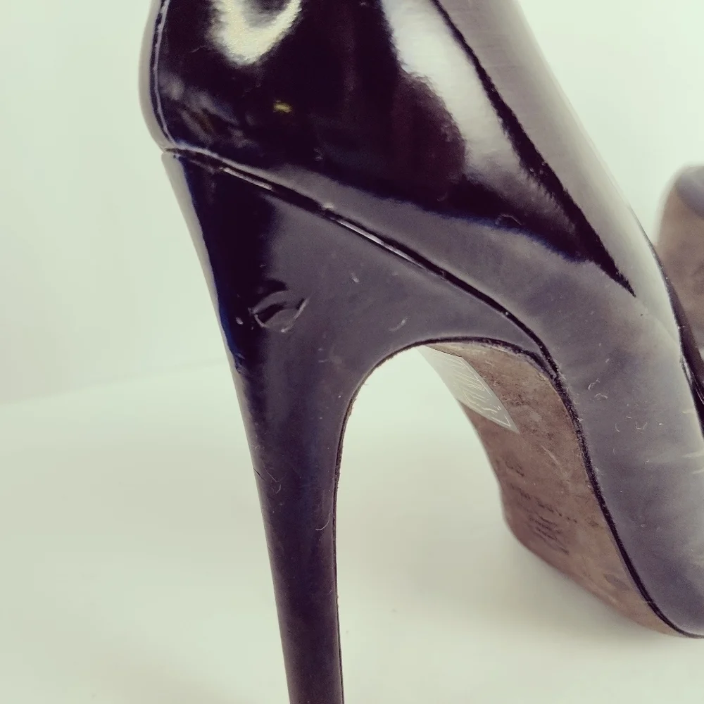 Kurt Geiger Black Patent Leather Stiletto Pumps 4